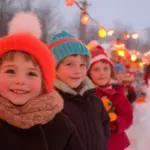 Festival fashion becomes retro style in local children in Georgia